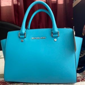 Blue Michael Kors Bag